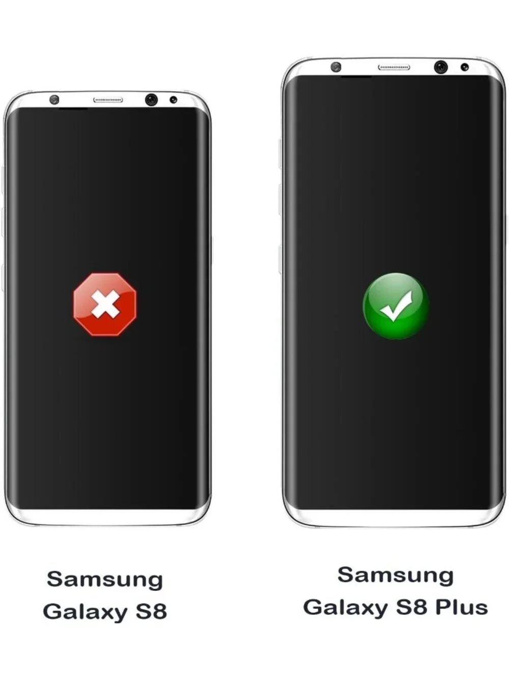2 Pack Replacement Belt Clip Holster for Samsung Galaxy S8 Plus Case